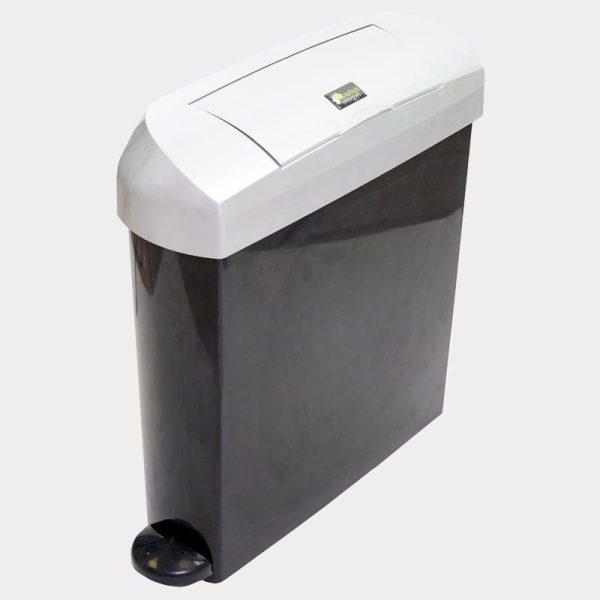 Brushed Steel Feminine Hygiene Unit