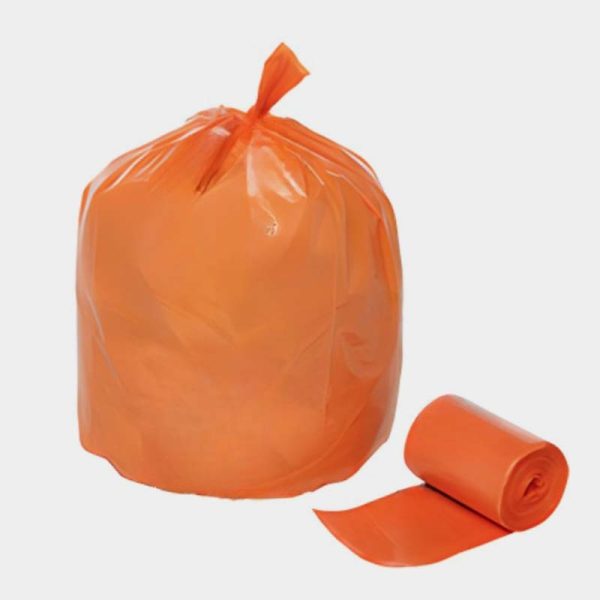Orange Infectious Clinical Waste Bags