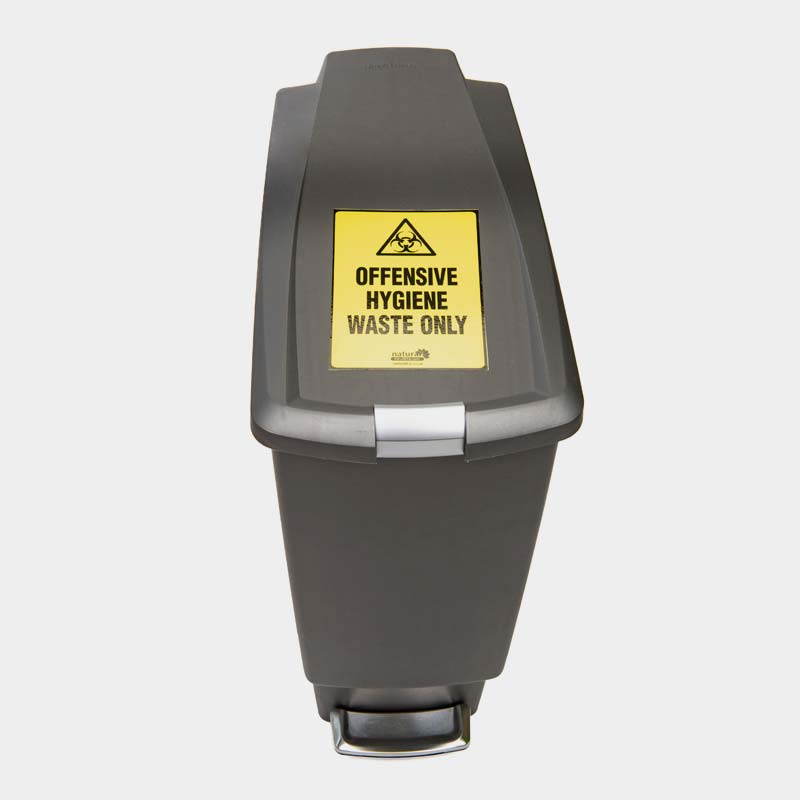 Grey Medical Waste Unit – Slimline – Offensive Hygiene
